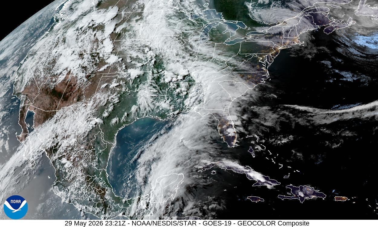 CONUS GeoColor satellite imagery near Chicago, IL